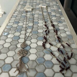 Long necklaces